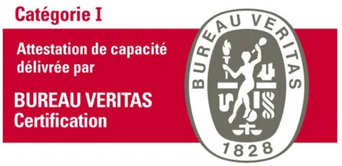 Logo Bureau Veritas, attestation de capacité